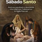 Hoy, 19 de abril, es Sábado Santo, el día de la espera. El cuerpo inerte de Jesús ha sido colocado en el sepulcro y, no muy lejos de allí, María permanece en oración, acompañando a la Iglesia