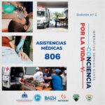 @COE_RD En el boletín No. 2 del Operativo Conciencia por la Vida, Semana Santa 2025 se registra que unas 806 recibieron asistencia médica y 4,889 personas se asistieron en las vías