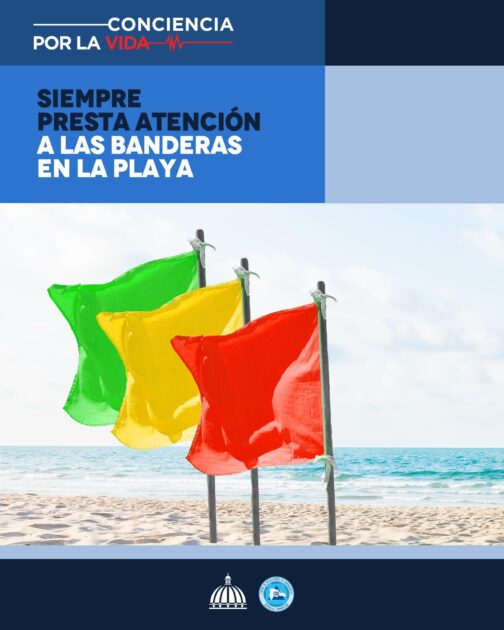 @MMujerRD Durante esta #SemanaSanta2025, infórmate bien antes de visitar playas o balnearios. El color de las banderas te indica si es seguro o no disfrutar del agua
