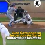 Juan Soto pega su tercer jonrón con el uniforme de los Mets