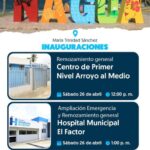 @SNSRDO @DrMarioLama Este sábado, la vicepresidenta @RaquelPenavice entregará dos infraestructuras totalmente remozadas y equipadas para beneficio de toda la Región Nordeste
