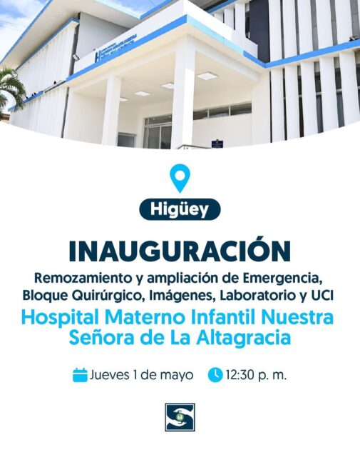 Vicepresidenta @RaquelPenaVice encabezará inauguración de áreas remozadas en hospital de Higüey