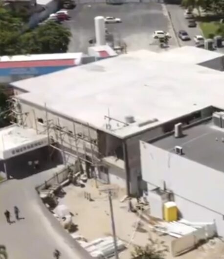 @SNSRDO Avanzan los Trabajos de Ampliación en la Emergencia del Hospital Morillo King