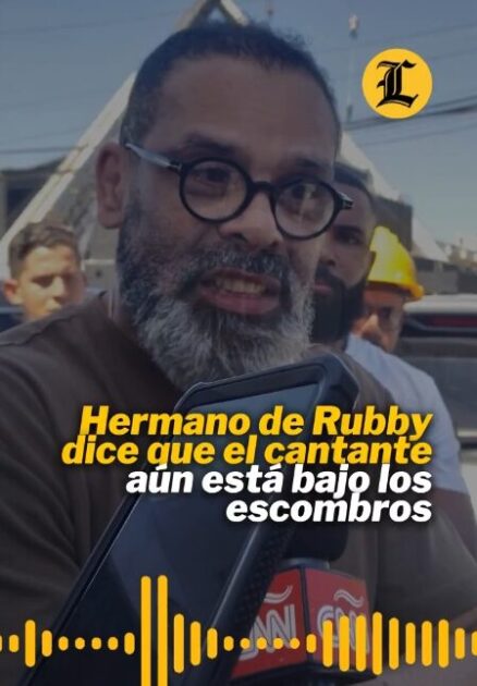 Actualización | Hermano de Rubby, Micaías Pérez, dice que el cantante aún está bajo los escombros y no ha sido trasladado a ningún hospital