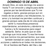 @LaOracionDeHoy domingo 13 de Abril de 2025