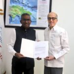 @Max_Puig Recibimos al embajador de la India, S.E. Ramu Abbagani, en el @CambioClimaRD
