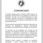 @PRM_Oficial expresa solidaridad ante trajedia ocurrida en Discoteca Jet Set