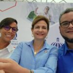 @CaamanoVive Hecmilio Galván Bonito recuerdo en Montecristi de nuestra querida @nelsycruz10 junto a nuestra Vicepresidenta @RaquelPenaVice