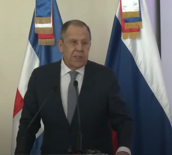 Conferencia de Prensa entre los cancilleres Roberto Álvarez @MIREXRD y Sergey Lavrov @Mae_Rusia