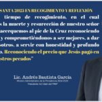 @AndresBautG Ministro Administrativo de la Presidencia Mensaje Semana Santa 2025