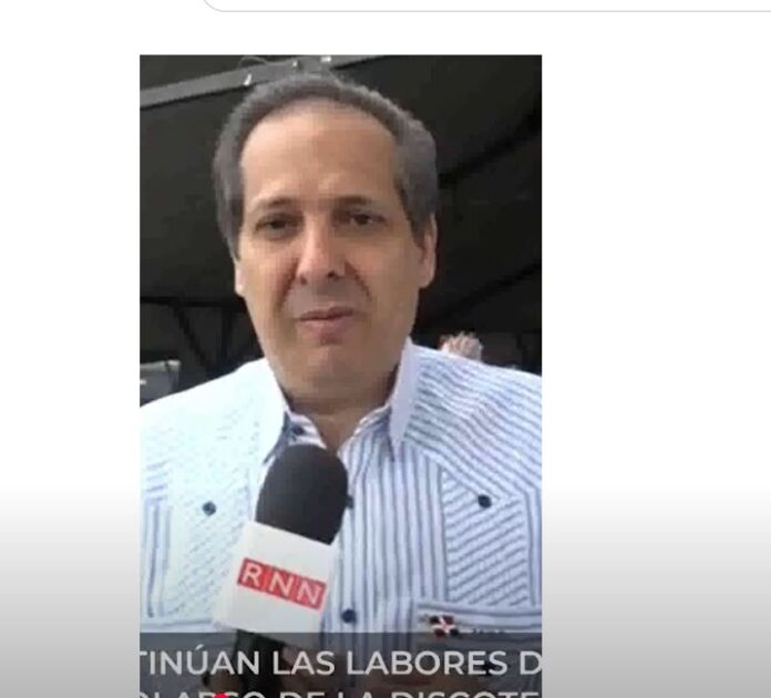 Ministro Víctor Atallah  @SaludPublicaRD habla sobre rescate en Jet Set, calificó derrumbe como una catástrofe: «Un terremoto en un solo lugar»