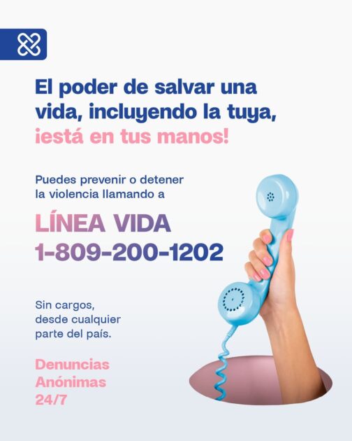 @ProcuraduriaRD | LÍNEA VIDA te brinda asistencia telefónica todos los días del año, las 24 horas