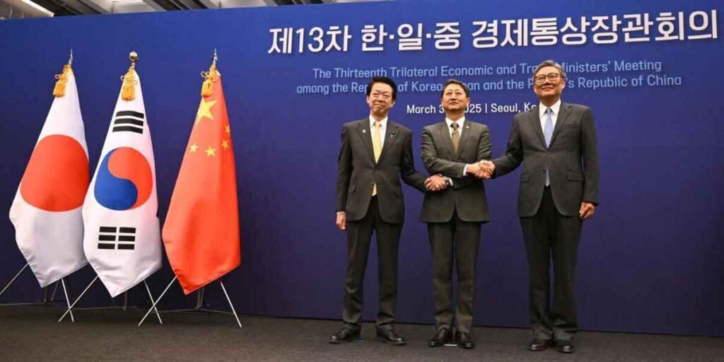 China, Japón y Corea del Sur enfrentarán aranceles de EEUU