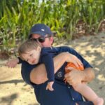 @JosePaliza de playa en puerto plata con el Clon de Papá