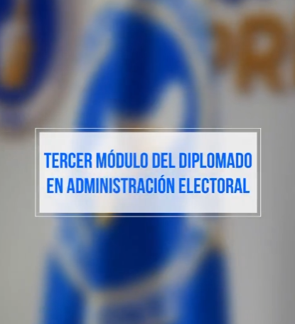 @PRM_Oficial realiza el 3er módulo del Diplomado en Administración Electoral @JuntaCentralRD