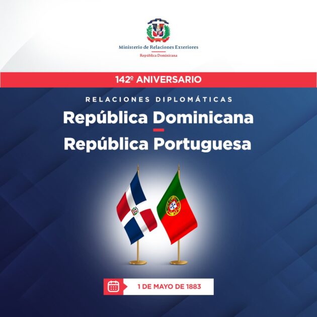 @MirexRD #RepúblicaDominicana y la República #Portuguesa celebran hoy 1 de mayo, 142 años de amistad