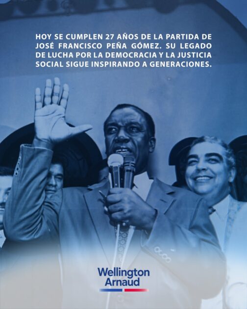 @WarnaudBisono Peña Gómez partió hace 27 años, pero su legado sigue guiando las luchas del pueblo dominicano