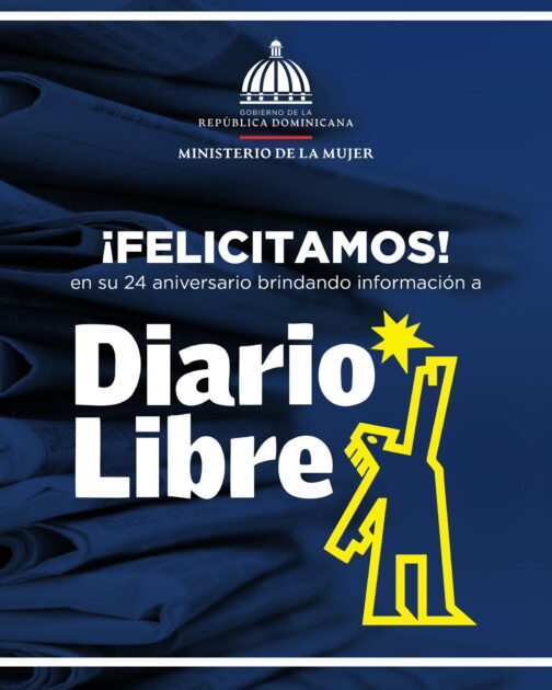 @MMujerRD felicita a @DiarioLibre por sus 24 años