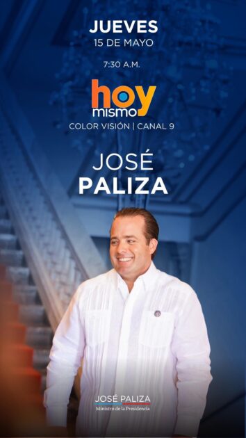 @JosePaliza Acompáñanos este jueves 15 de Mayo en Color Visión – Canal 9
