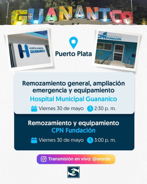 @SNSRDO La salud avanza en Puerto Plata