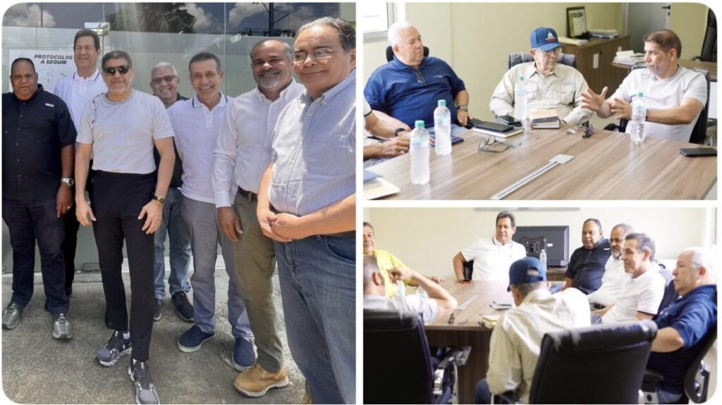 @LimbderCruzL Acompañado por productores arroceros y los directores Juan Tomás Camilo (UEPI)Cristino Durán (BIOARROZ) y Pablo de Moya (Regional Norcentral) pasamos revista al proceso de la pignoración y al inventario nacional de arroz.