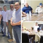 @LimbderCruzL Acompañado por productores arroceros y los directores Juan Tomás Camilo (UEPI)Cristino Durán (BIOARROZ) y Pablo de Moya (Regional Norcentral) pasamos revista al proceso de la pignoración y al inventario nacional de arroz.
