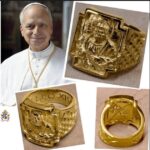 @G_GomezJ La Oficina de las Celebraciones Litúrgicas del Sumo Pontífice ha difundido las imágenes del Anillo del Pescador y del Palio que serán entregados al Papa León XIV durante la celebración de hoy domingo, con motivo del inicio de su Ministerio Petrino