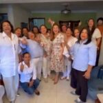 @CarolinaMejiaG pasó un Día de las Madres maravilloso junto a mis compañeras Aleyda Rosario, Ivelisse Rivera, Teresa Franco y Saturnina Nuñez, visitando los hogares de Lourdes Mejía, Adelia Terrero y Miledys Parra