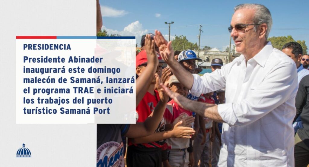 @ComunicacionDO @LuisAbinader Inaugura este domingo el malecón de samaná