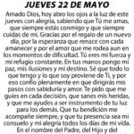 La Oración de Hoy Jueves 22 de mayo de 2025