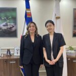 @SuperateRDO @GloriaReyesG recibió en su despacho a la nueva directora de KOICA en #RD, Sook Jin Byun