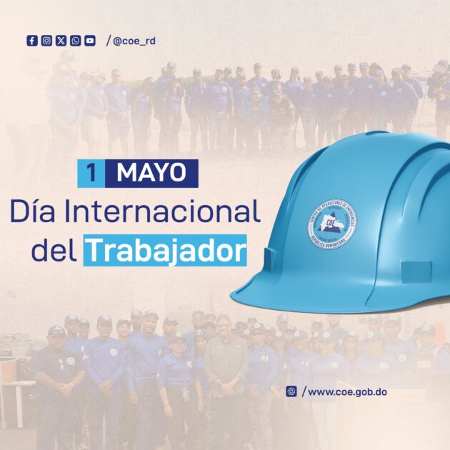 @COE_RD en el día del trabajador conmemoramos a todos aquellos que día a día dan lo mejor de sí para el beneficio de nuestro país