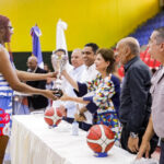 Vicepresidenta Raquel Peña da apertura al torneo nacional de baloncesto femenino y reitera respaldo al deporte