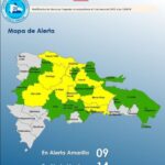 @COE_RD mantiene 09 provincias en alerta amarilla y 13 y al Distrito Nacional en verde
