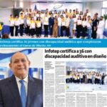 @G_GomezJ @InfotepRD certifica a 36 jóvenes con discapacidad auditiva en diseño