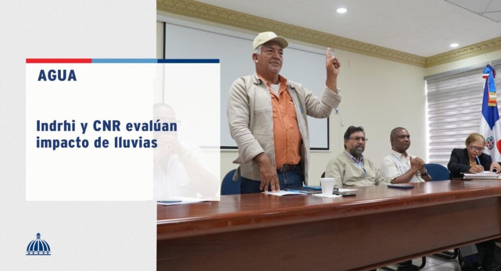 @ComunicacionDo @IndrhiRD y el Consejo Nacional de Regantes evaluaron los efectos de las lluvias, revisaron el mantenimiento de sistemas de riego y acordaron nuevos convenios con juntas de regantes para administrar canales secundarios