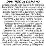 @LaOracionDeHoy domingo 25 de mayo de 2025