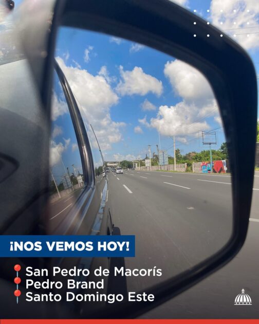 @LuisAbinader continúa recorriendo el país por SPM, Pedro Brand y SDE, con una agenda enfocada en desarrollo, conectividad y bienestar social
