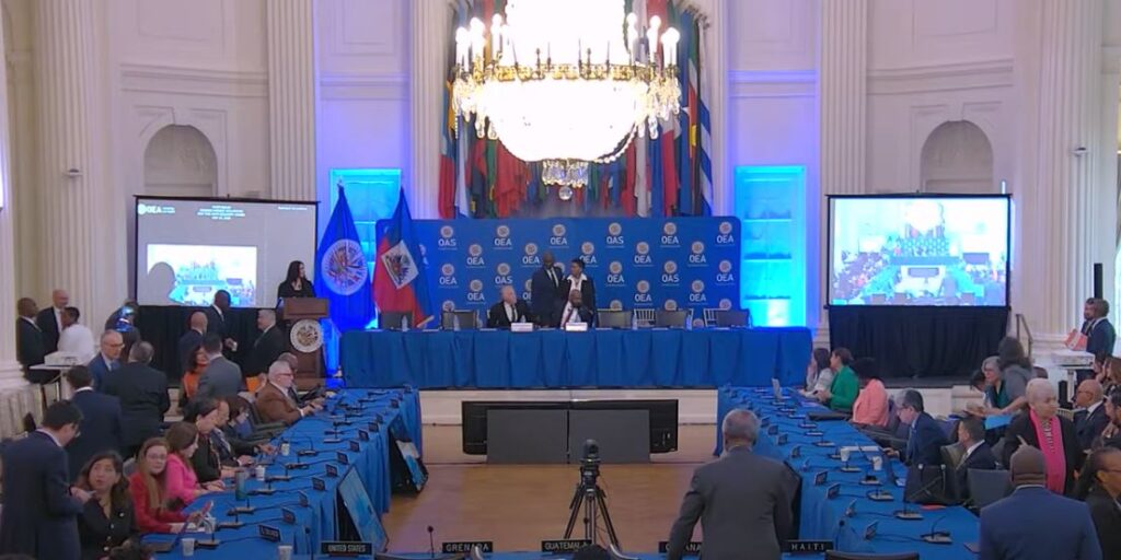 EN VIVO : @OEA_oficial realiza simposio internacional para abordar la crisis de seguridad en Haití