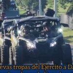 Llegan nuevas tropas del Ejército a Dajabón para ser desplegados en la línea fronteriza