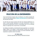 @DrMarioLama en Día Internacional de la Enfermería: reconocemos y valoramos su compromiso, dedicación y entrega