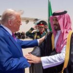 @realDonaldTrump aterriza en Arabia Saudí, primera parada de una gira de 4 días por Oriente Próximo