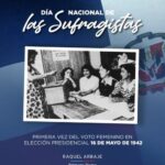 @raquelarbaje :”Un día como hoy, en 1942, las mujeres dominicanas votamos por primera vez en unas elecciones presidenciales”
