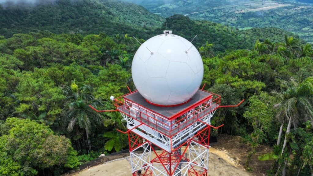 @IDAC_RD puso en funcionamiento un radar Doppler de última generación en la loma Isabel de Torres, en Puerto Plata.