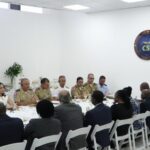 Ministros de Defensa y de Interior se reúne con Canciller de Kenia en C5i MIDE