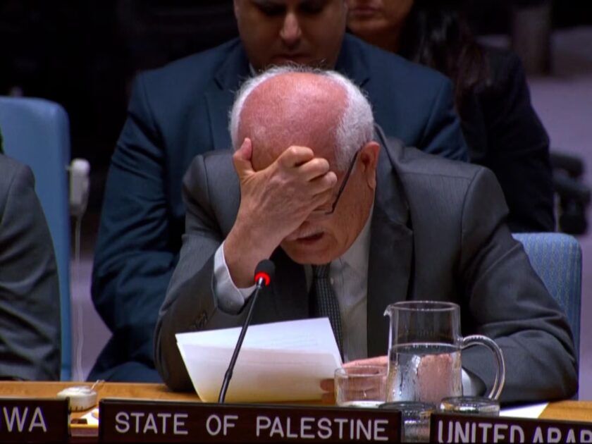 Embajador Palestino ante ONU llora al relatar la muerte de niños en gaza