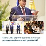 @SNSRDO @DrMarioLama participó en un conversatorio sobre gestión de la salud en contextos críticos, dirigido a docentes, egresados y estudiantes de medicina de la Pontificia Universidad Católica Madre y Maestra (@PUCMM)