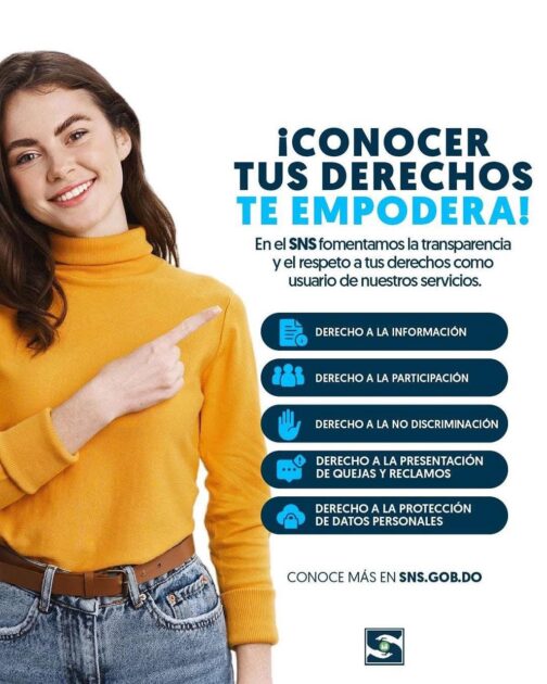 @SNSRDO estamos comprometidos a brindarte el mejor de los servicios y a hacer valer tus derechos como ciudadano, en un clima de apertura, transparencia y calidez