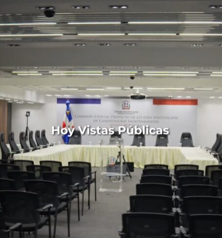 Dentro de poco tiempo daremos inicio a las Vistas Públicas que realizará la Comisión Especial que estudia el proyecto de ley para postulación de candidaturas independientes, presidida por el diputado Elías Wessin Chávez