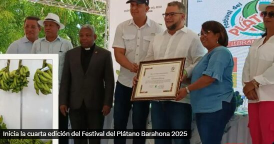 @CaamanoVive Hecmilio Galván Inicia la cuarta edición del Festival del Plátano Barahona 2025